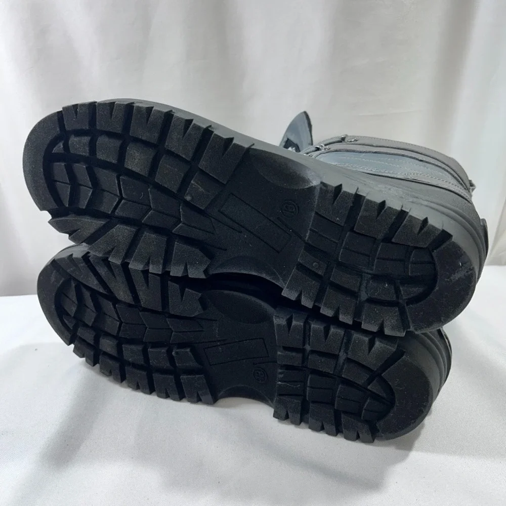 Akademiks Men's‎ Waterproof Snow Boots Black Duck Toe Size US 13 - No Box
